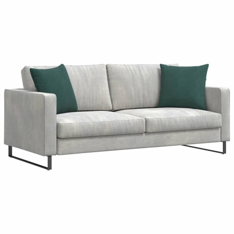 vidaXL Sofa Kussens 2 stuks Donkergroen 45 x 45 cm Cordstof afbeelding3 - 1