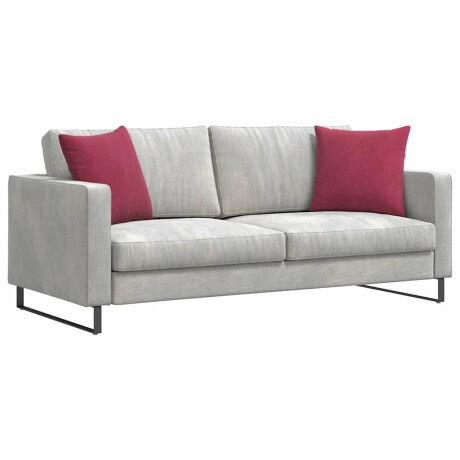 vidaXL Sofa Kussens 2 stuks Wijnrood 45 x 45 cm Cordstof afbeelding3 - 1