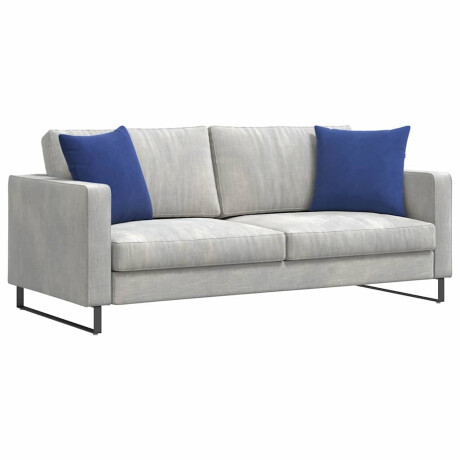 vidaXL Sofa Kussens 2 pcs Politieblauw 45 x 45 cm Katoen Stof afbeelding3 - 1
