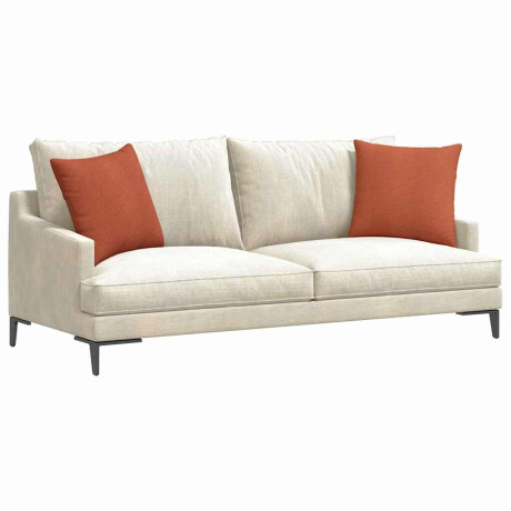 vidaXL Sofa Kussens 2 pcs Rood-oranje 45 x 45 cm Katoen Stof afbeelding3 - 1