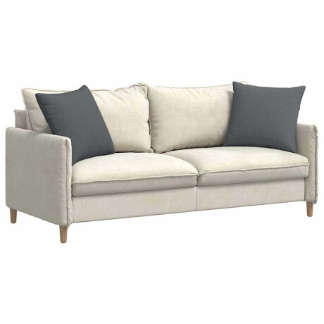 vidaXL Sofa Kussens 2 pcs Donkergrijs 50 x 50 cm Stof afbeelding3 - 1