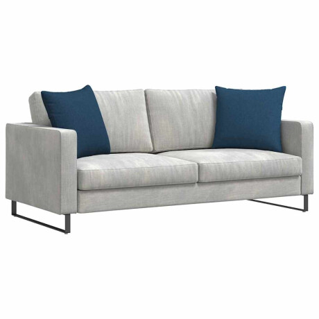 vidaXL Sofa Kussens 2 pcs Blauw 50 x 50 cm Stof afbeelding3 - 1
