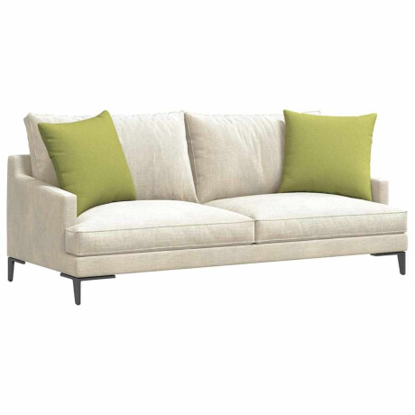 vidaXL Sofa Kussens 2 pcs Lichtgroen 50 x 50 cm Stof afbeelding3 - 1