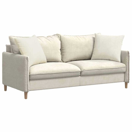 vidaXL Sofa Kussens 2 pcs Crème 50 x 50 cm Katoen Stof afbeelding3 - 1