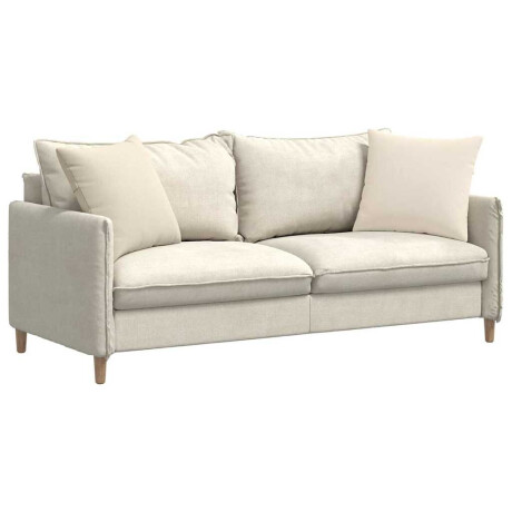 vidaXL Sofa Kussens 2 stuks Beige 50 x 50 cm Stof afbeelding3 - 1