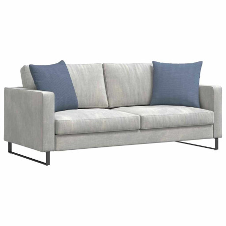 vidaXL Sofa Kussens 2 pcs Blauw 50 x 50 cm Katoen Stof afbeelding3 - 1