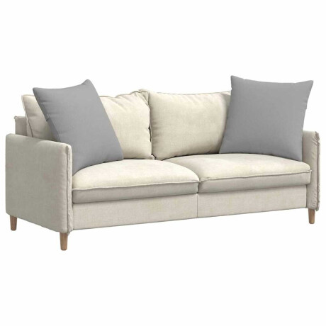 vidaXL Sofa Kussens 2 pcs Wolkengrijs 60 x 60 cm Stof afbeelding3 - 1