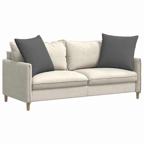 vidaXL Sofa Kussens 2 pcs Donkergrijs 80 x 80 cm Stof afbeelding3 - 1
