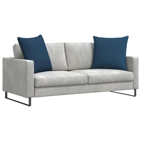 vidaXL Sofa Kussens 2 pcs Blauw 80 x 80 cm Stof afbeelding3 - 1