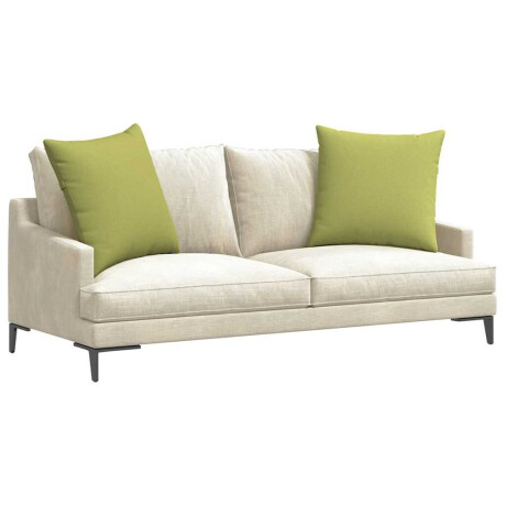 vidaXL Sofa Kussens 2 pcs Lichtgroen 80 x 80 cm Stof afbeelding3 - 1