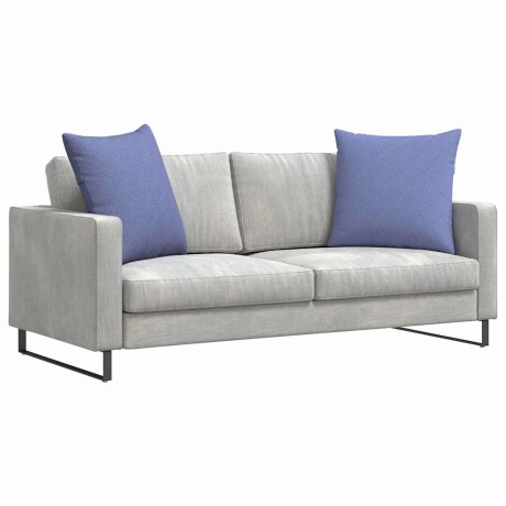 vidaXL Sofa Kussens 2 pcs Jeans Blauw 80 x 80 cm Stof afbeelding3 - 1