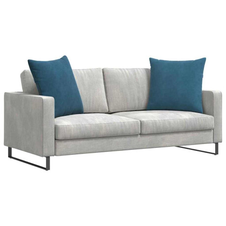 vidaXL Sofa Kussens 2 pcs Blauw 80 x 80 cm Katoen Stof afbeelding3 - 1