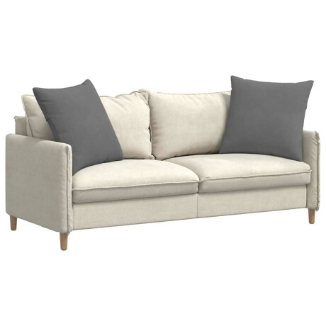 vidaXL Sofa Kussens 2 stuks Donkergrijs 80 x 80 cm Stof afbeelding3 - 1