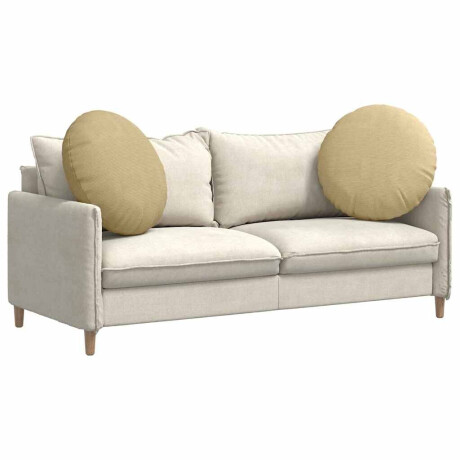 vidaXL Zitkussens 2 pcs Grijs groen Ø 80 cm Katoen Stof afbeelding3 - 1