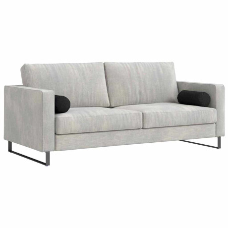 vidaXL Bolster Kussens 2 stuks Zwart Ø 15 x 40 cm Stof afbeelding3 - 1