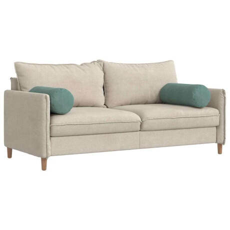 vidaXL Bolster Kussens 2 pcs Zeegroen Ø 25 x 70 cm Katoen Stof afbeelding3 - 1