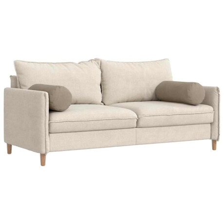 vidaXL Bolster Kussens 2 pcs Taupe Ø 25 x 70 cm Microvezel Stof afbeelding3 - 1