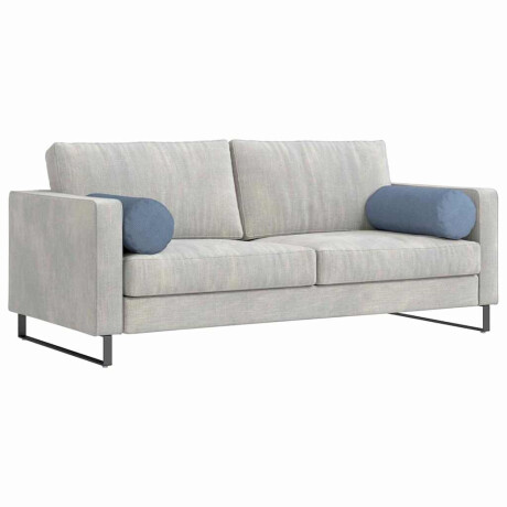 vidaXL Bolster Kussens 2 stuks Blauw Ø 25 x 70 cm Cordstof afbeelding3 - 1