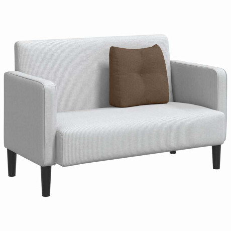 vidaXL Rugkussen Bruin 45 x 24 x 50 cm Stof afbeelding3 - 1