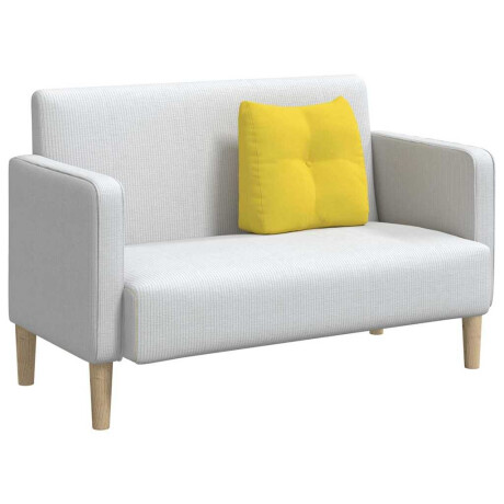 vidaXL Rugkussen Lichtgeel 45 x 24 x 50 cm Stof afbeelding3 - 1