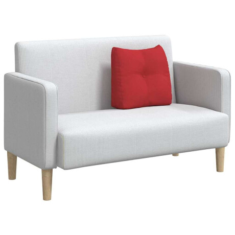 vidaXL Rugkussen Rood 45 x 24 x 50 cm Stof afbeelding3 - 1