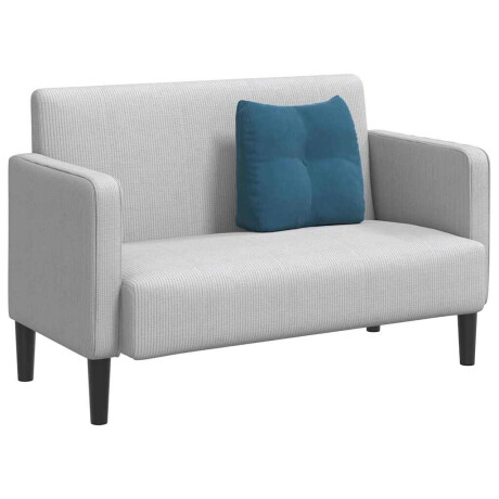 vidaXL Rugkussen Blauw 45 x 24 x 50 cm Fluweel afbeelding3 - 1