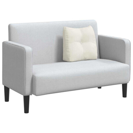 vidaXL Rugkussen Crème 45 x 24 x 50 cm Fluweel afbeelding3 - 1