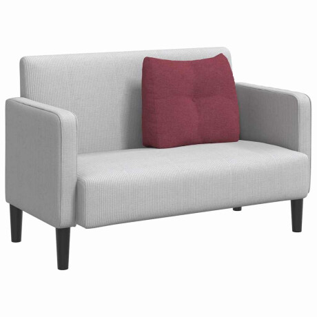 vidaXL Rugkussen Wijnrood 60 x 24 x 50 cm Stof afbeelding3 - 1