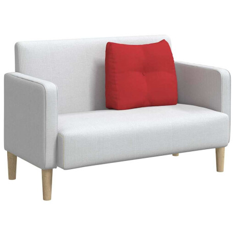 vidaXL Rugkussen Rood 60 x 24 x 50 cm Stof afbeelding3 - 1