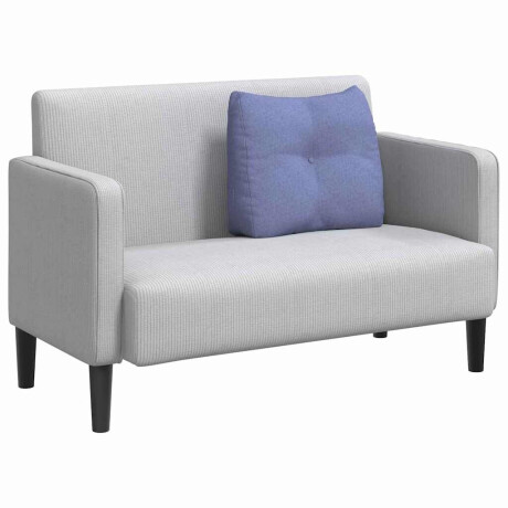 vidaXL Rugkussen Jeans Blauw 60 x 24 x 50 cm Stof afbeelding3 - 1