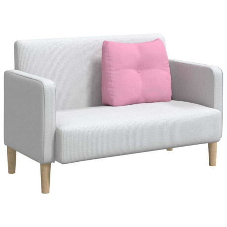 vidaXL Rugkussen Roze 60 x 24 x 50 cm Stof afbeelding3 - 1