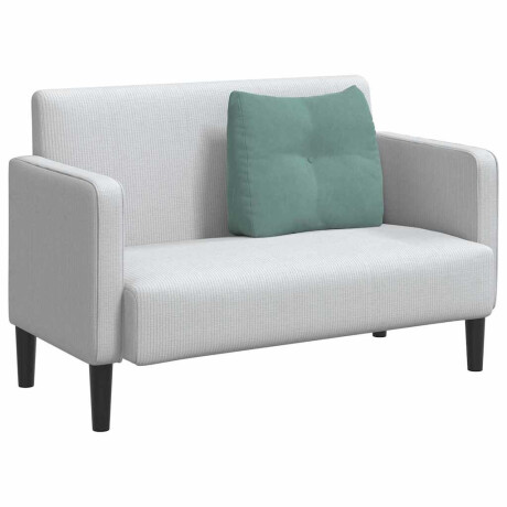 vidaXL Rugkussen Zeegroen 60 x 24 x 50 cm Fluweel afbeelding3 - 1