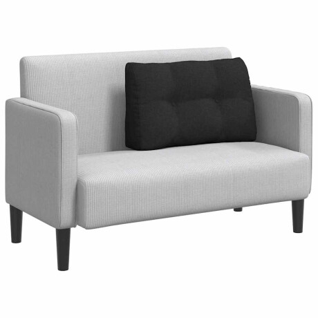 vidaXL Rugkussen Zwart 80 x 24 x 50 cm Stof afbeelding3 - 1