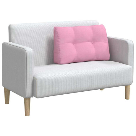 vidaXL Rugkussen Roze 80 x 24 x 50 cm Stof afbeelding3 - 1