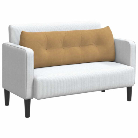 vidaXL Rugkussen Bruin 140 x 24 x 50 cm Fluweel afbeelding3 - 1