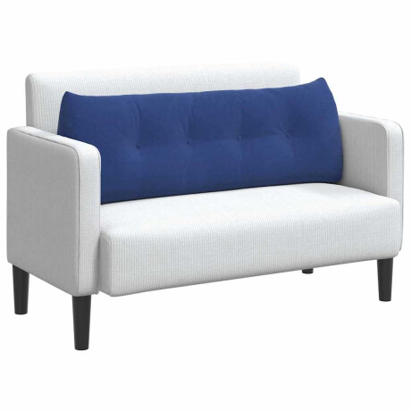 vidaXL Rugkussen Politieblauw 140 x 24 x 50 cm Fluweel afbeelding3 - 1