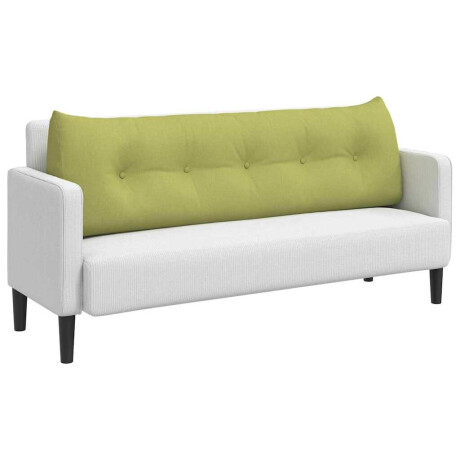 vidaXL Rugkussen Lichtgroen 160 x 24 x 50 cm Stof afbeelding3 - 1