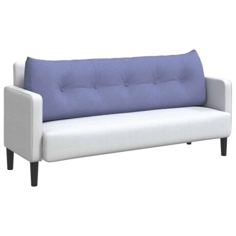 vidaXL Rugkussen Jeans Blauw 160 x 24 x 50 cm Stof afbeelding3 - 1