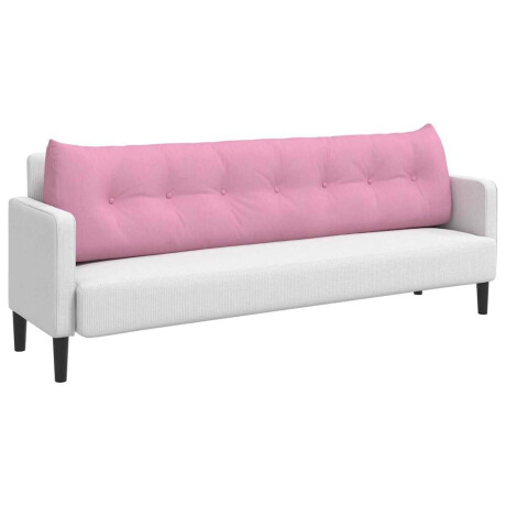 vidaXL Rugkussen Roze 200 x 24 x 50 cm Stof afbeelding3 - 1