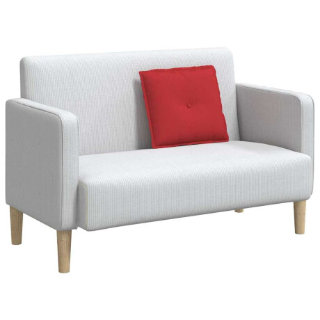 vidaXL Rugkussen Rood 50 x 19 x 45 cm Stof afbeelding3 - 1
