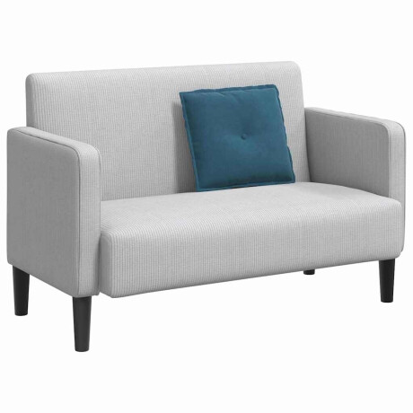 vidaXL Rugkussen Blauw 50 x 45 cm Cordstof afbeelding3 - 1