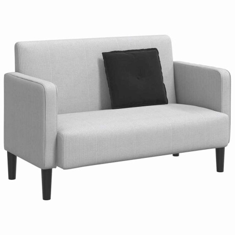 vidaXL Rugkussen Zwart 50 x 45 cm Cordstof afbeelding3 - 1