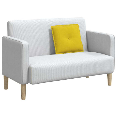 vidaXL Rugkussen Geel 50 x 45 cm Katoen Stof afbeelding3 - 1