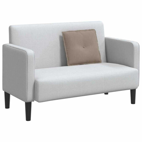 vidaXL Rugkussen Taupe 50 x 45 cm Microvezel Stof afbeelding3 - 1