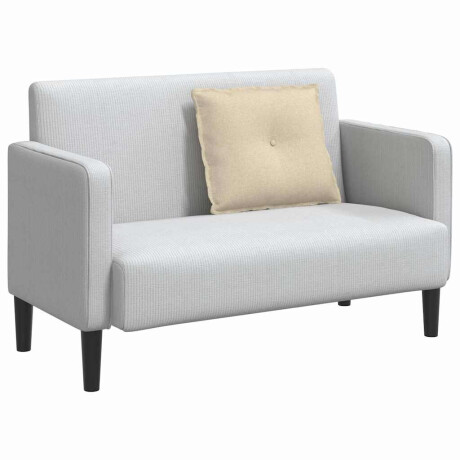 vidaXL Rugkussen Crème 60 x 19 x 50 cm Stof afbeelding3 - 1