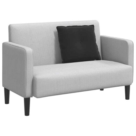 vidaXL Rugkussen Zwart 60 x 50 cm Cordstof afbeelding3 - 1