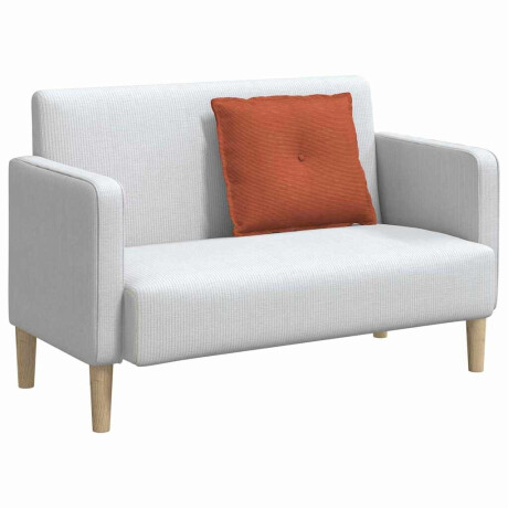 vidaXL Rugkussen Rood-oranje 60 x 50 cm Katoen Stof afbeelding3 - 1