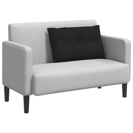 vidaXL Rugkussen Zwart 80 x 19 x 50 cm Stof afbeelding3 - 1