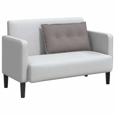 vidaXL Rugkussen Taupe 80 x 19 x 50 cm Stof afbeelding3 - 1