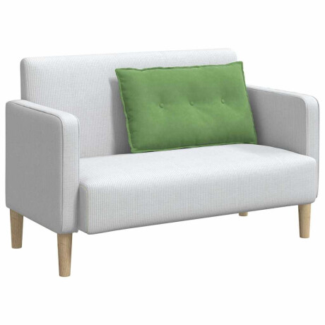 vidaXL Rugkussen Lichtgroen 80 x 50 cm Cordstof afbeelding3 - 1